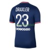 Maillot de Supporter Paris Saint-Germain Julian Draxler 23 Domicile 2021-22 Pour Homme